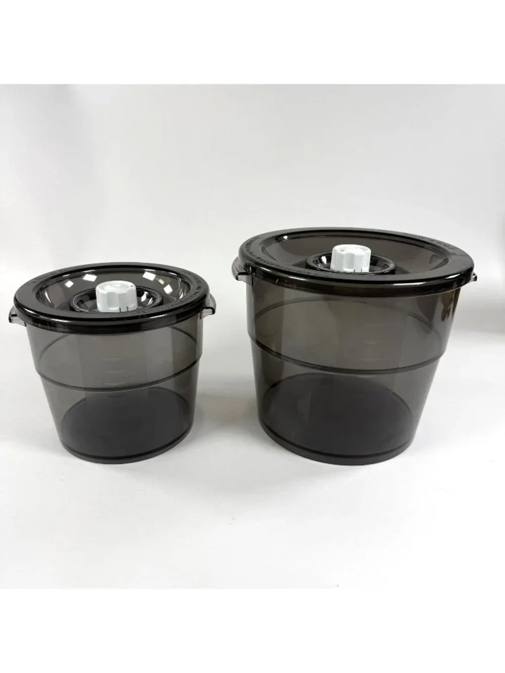FoodSaver Vacuum Canister Set 2-Piece 4L & 2L Smoke Black Finish